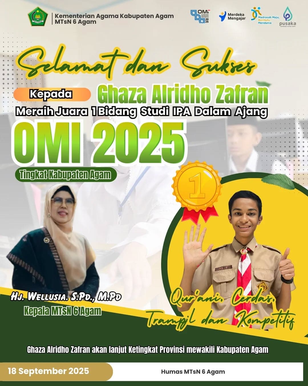 Juara 3 Lomba Volly Putri